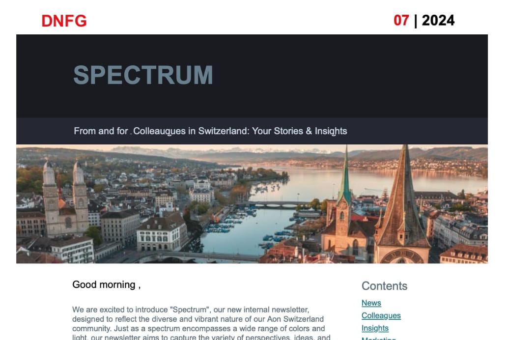 Newsletter interne Kommunikation